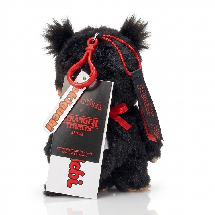 5.5" Monchhichi Bagcharm Set - Stranger Things Boy & Black Girl 2-Piece Plush Pack