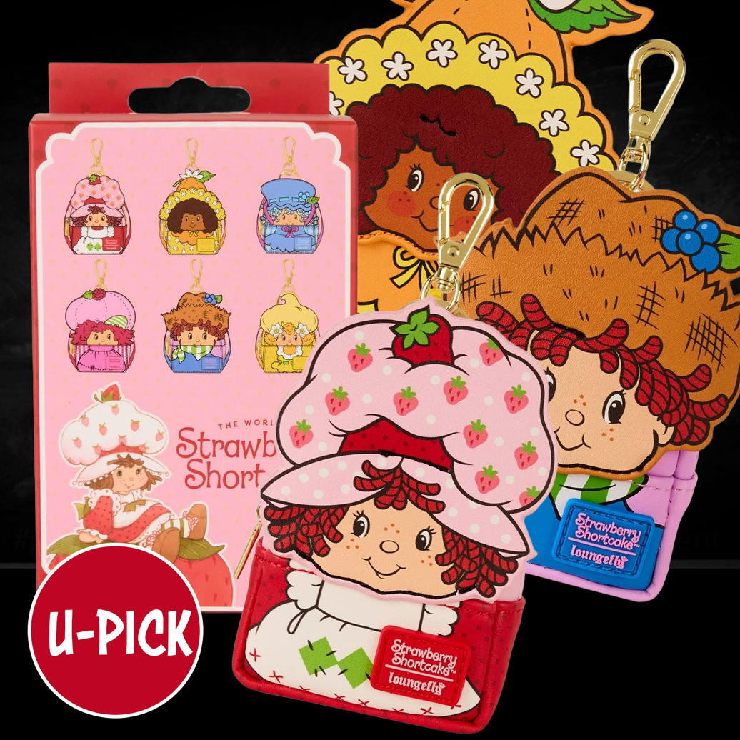 Mini-Loungefly Strawberry Shortcake and Friends U-PICK Bag Charm