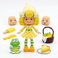 Lemon Meringue Strawberry Shortcake DELUXE Action Figure 1:12 by Boss Fight Studio with frog, basket, cake and accessories
