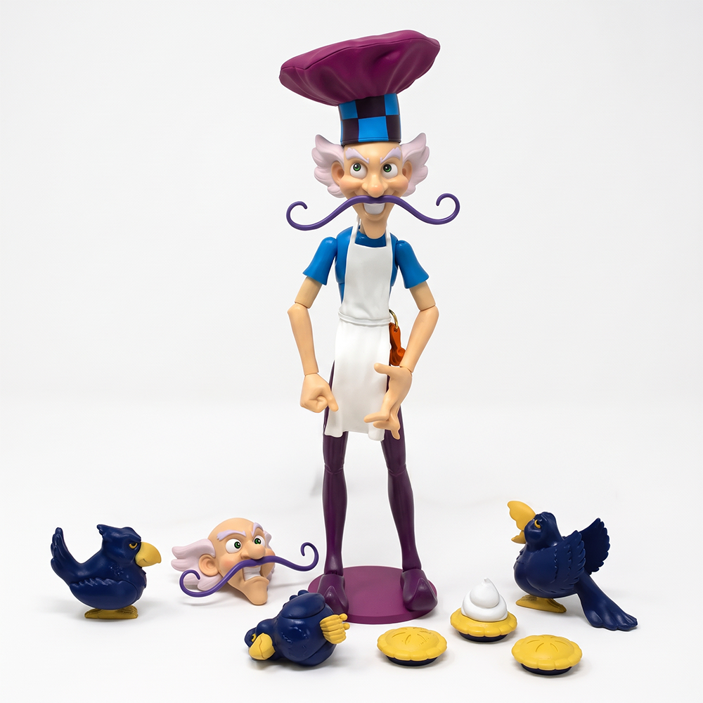 Purple Pie Man DELUXE Strawberry Shortcake Action Figure 1:12 With Accessories with chef outfit and bird accessories