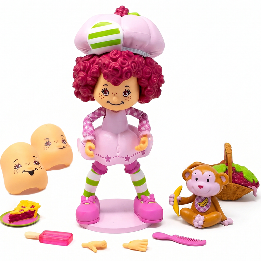 Raspberry Tart Strawberry Shortcake DELUXE Highly Articulated Action Figure 1:12 by Boss Fight Studio Llc with accessories