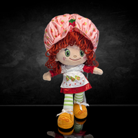 Strawberry Shortcake Plush 14-Inch Classic Rag Doll - Soft Plush Face and Yarn Hair: Loose
