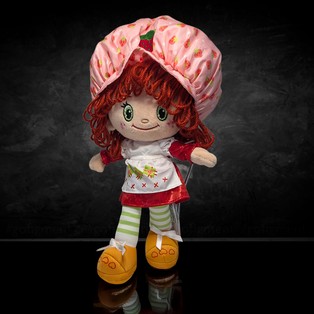 Strawberry Shortcake Plush 14-Inch Classic Rag Doll - Soft Plush Face and Yarn Hair: Loose