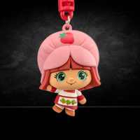 Strawberry Shortcake CheeBee U-PICK 2.5-Inch Keychain Blind Bag by Loungefly featuring cute character with pink strawberry hat