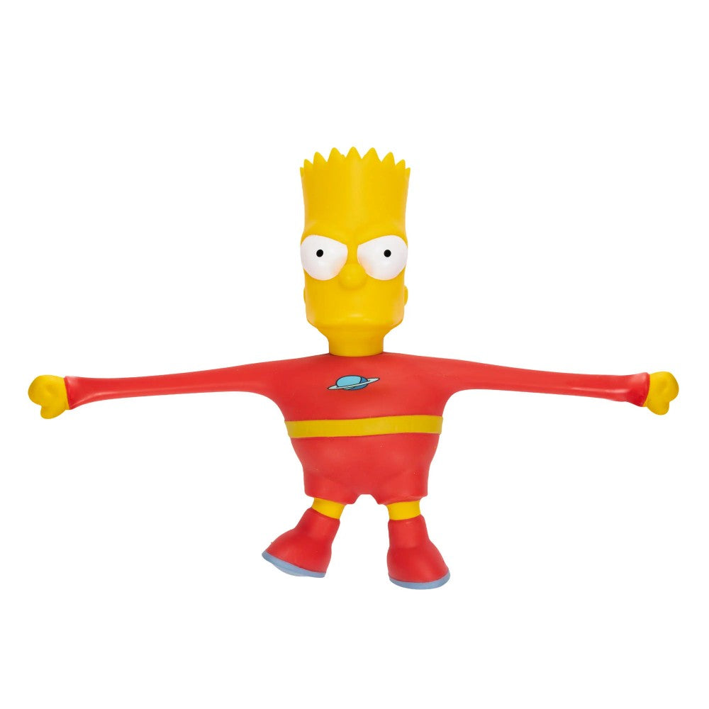 Stretch Dude Bart 10" JAKKS Pacific Stretchy Feature Plush Figure with red outfit and extended arms