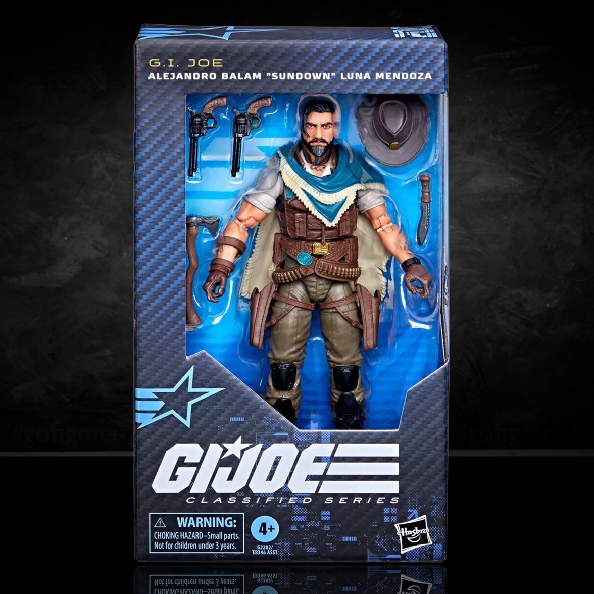 Image of a Collectible Alejandro Balam "Sundown" Luna Mendoza "200" G.I. Joe Classified Series 6 inch Action Figure