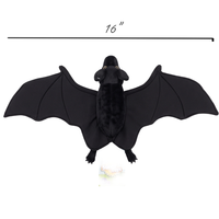 Silly Puppets Sunny Black Bat - 25" Hand Puppet with wings spread