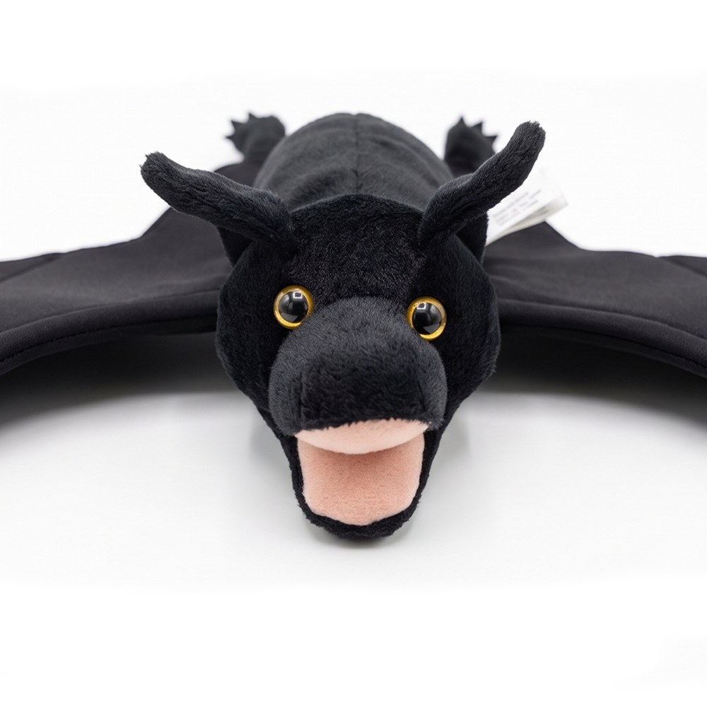 Silly Puppets Sunny Black Bat - 25" Hand Puppet with outstretched wings