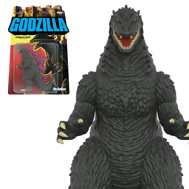 Godzilla '2000 King of the Monsters Super7 Reaction Action Figure 1:18