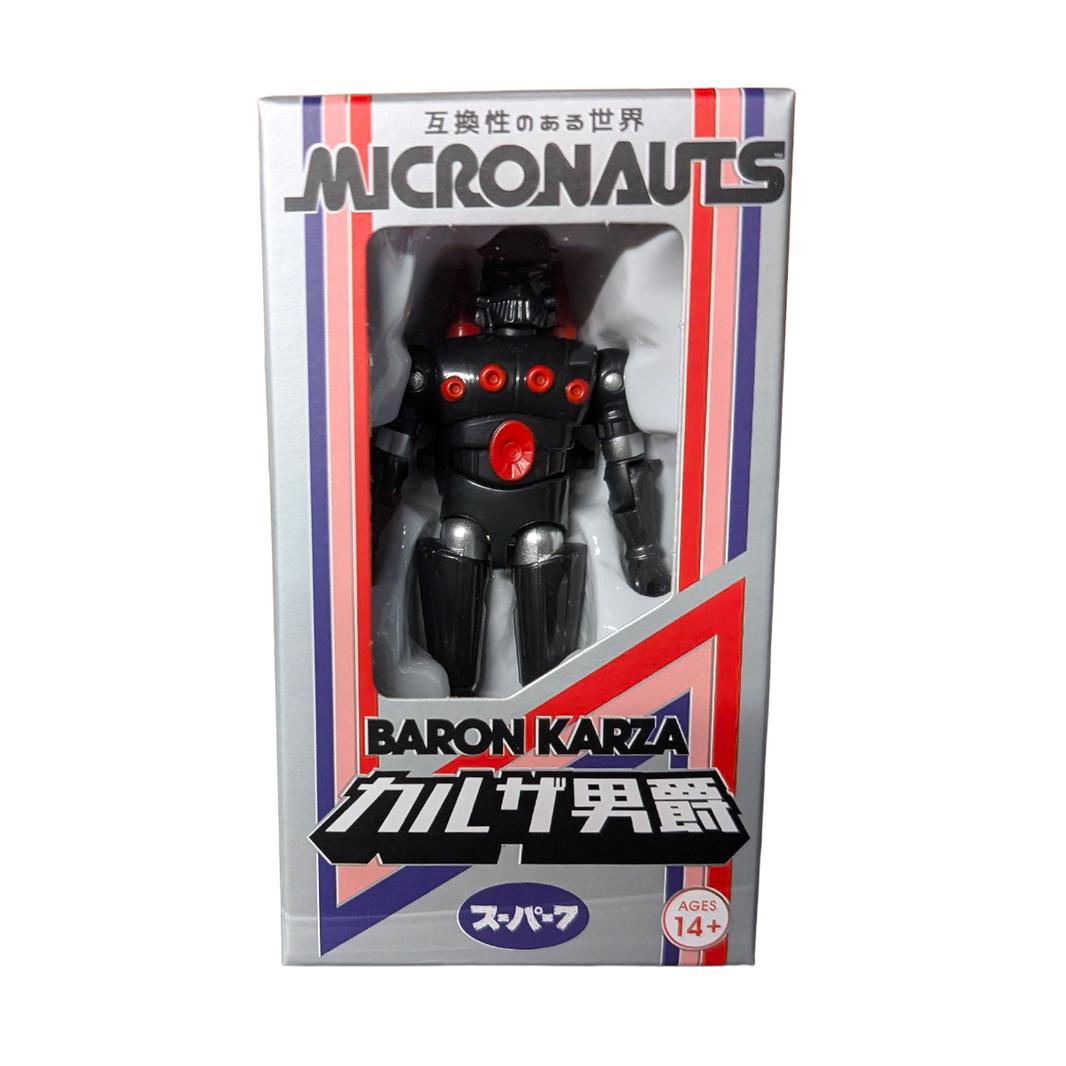 Baron Karza 3 3/4-Inch Action Figure - Micronauts ReAction+ Wave 05 (SDCC/Japanese Boxed) by Super7