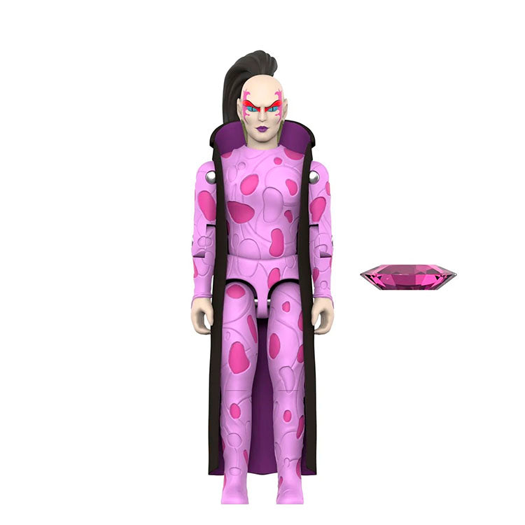 Hasbro Pythona Cobra-La emissary G.I. Joe 3.75-inch ReAction+ figure with cape and pink gem accessory