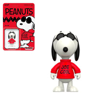 Super7 Peanuts Snoopy Joe Cool 3.75-inch ReAction figure wearing red sweater and sunglasses