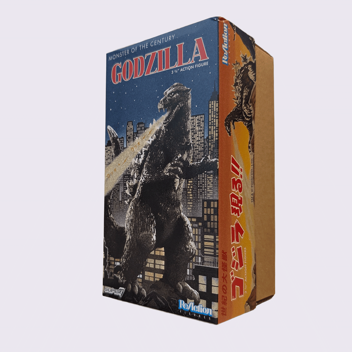 Toho ReAction Wave 1 Godzilla (Marusan Tin) 3.75” Retro Style Action Figure