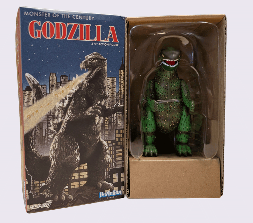 Super7 Toho ReAction Wave 1 Godzilla (Marusan Tin) 3.75” Retro
