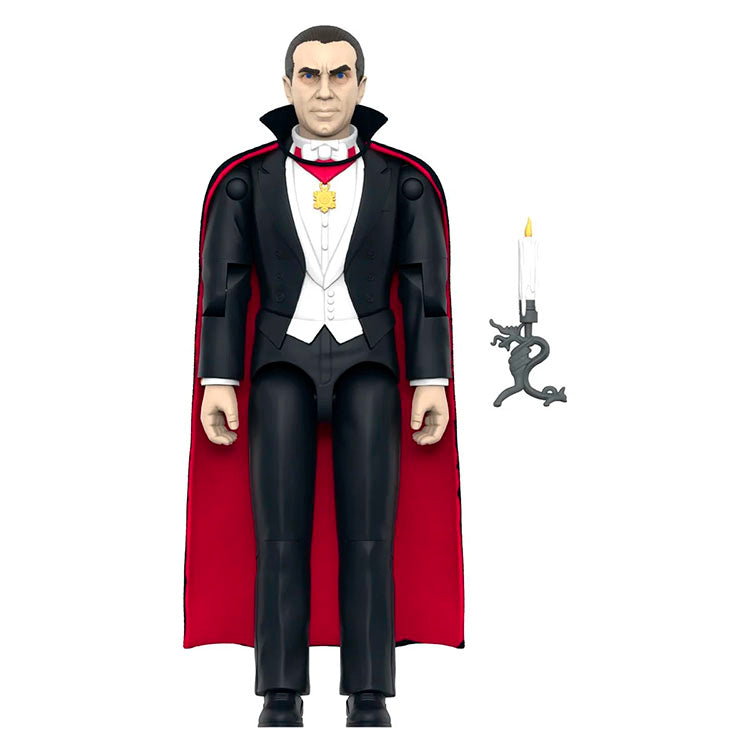 Hasbro Universal Monsters Dracula 3.75-inch ReAction figure with red cape and candle accessory