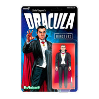 Hasbro Universal Monsters Dracula 3.75-inch ReAction+ figure with candelabra collectible packaging