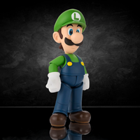 Super Mario Bros S.H.Figuarts Complete 3 Action Figures and Playset by Bandai Tamashii Nations featuring Luigi collectible by SH Figuarts