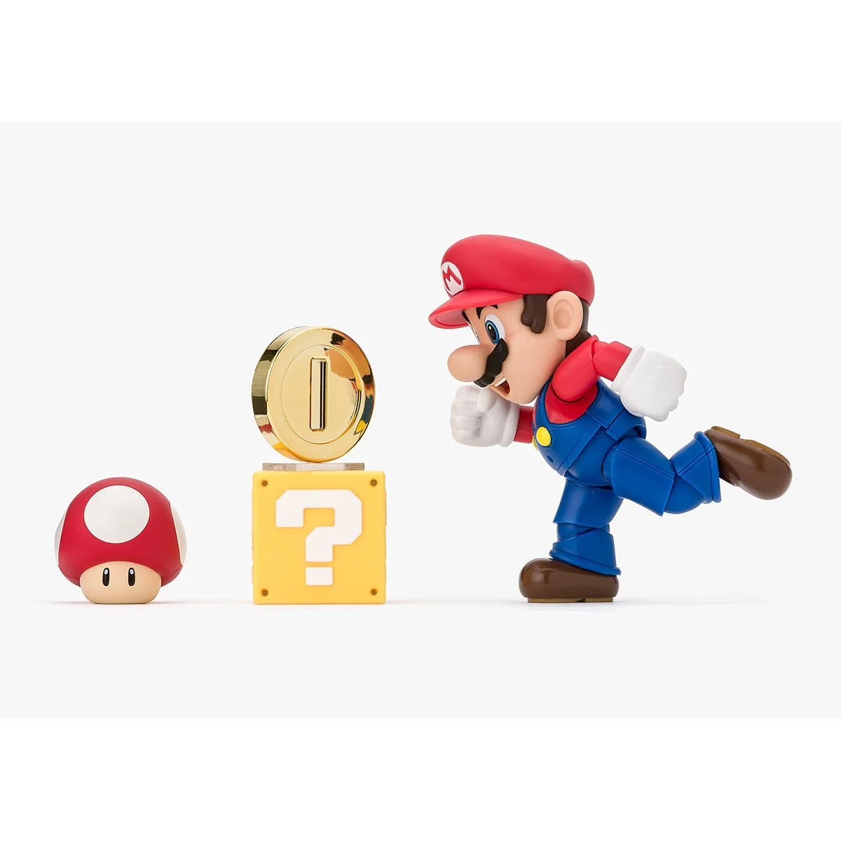 Super Mario Bros S.H.Figuarts Complete 3 Action Figures and Playset by Bandai Tamashii Nations by SH Figuarts
