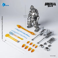 Super Mechagodzilla 8.3" Hiya Toys Action Figure Exquisite Basic with accessories and interchangeable parts