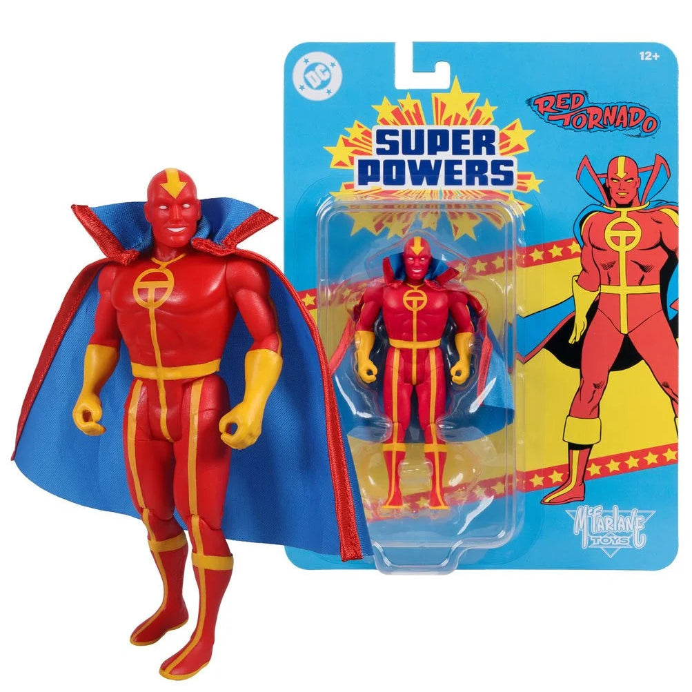 Red Tornado 4.5-Inch Action Figure - DC Super Powers Wave 15 McFarlane Toys