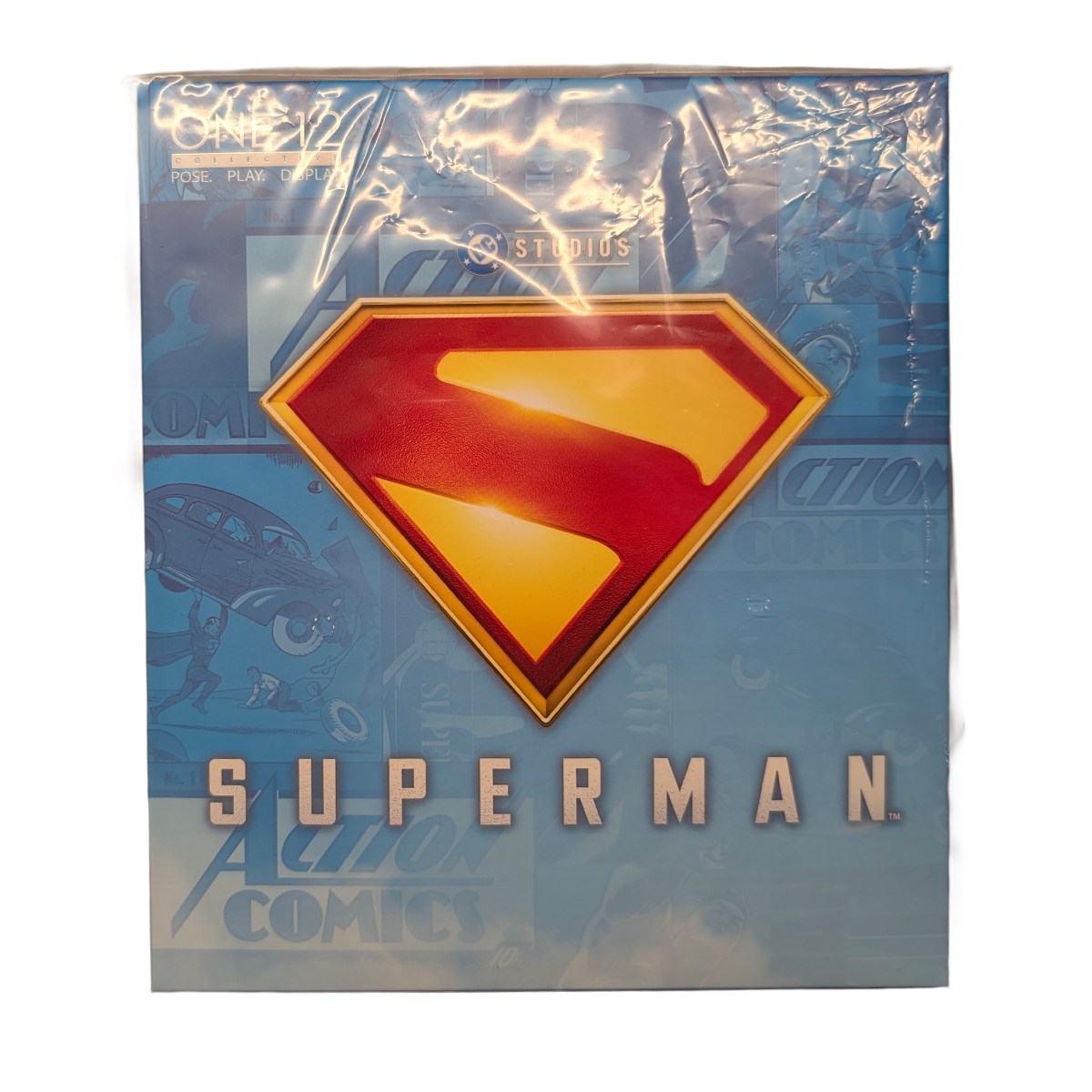 Superman (2025) One:12 Collective Action Figure by Mezco Toyz with Krypto the Superdog 6.7-Inch