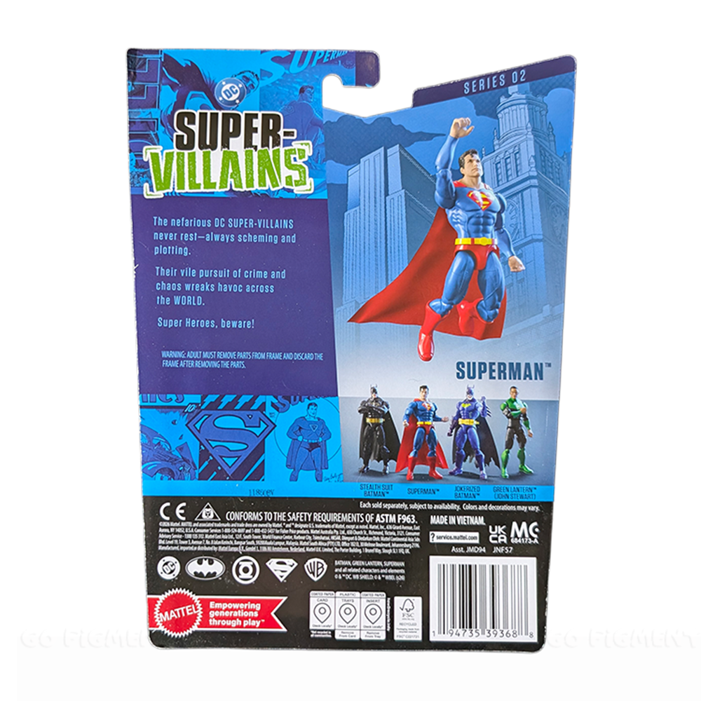 Superman Premiere Action Figure Mattel DC Premiere Wave 2 Core Set New displayed with packaging by Go Figment