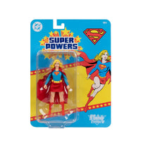 Supergirl - DC Super Powers Wave 13 4.5" Action Figure - McFarlane Toys collectible by Go Figment in retro packaging.