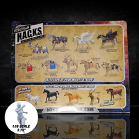 Mighty Steeds - Knight of Asperity Heavy Tack Kit - Dark Knight Horse Armor Accessory Set new in box by Boss Fight Studio Llc