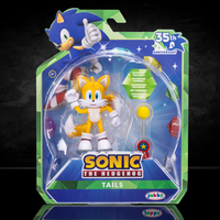 Sonic the Hedgehog Collector's 35th Anniversary Edition Wave 23 Set of 3 Figures by Jakks Pacific with Tails figure in packaging