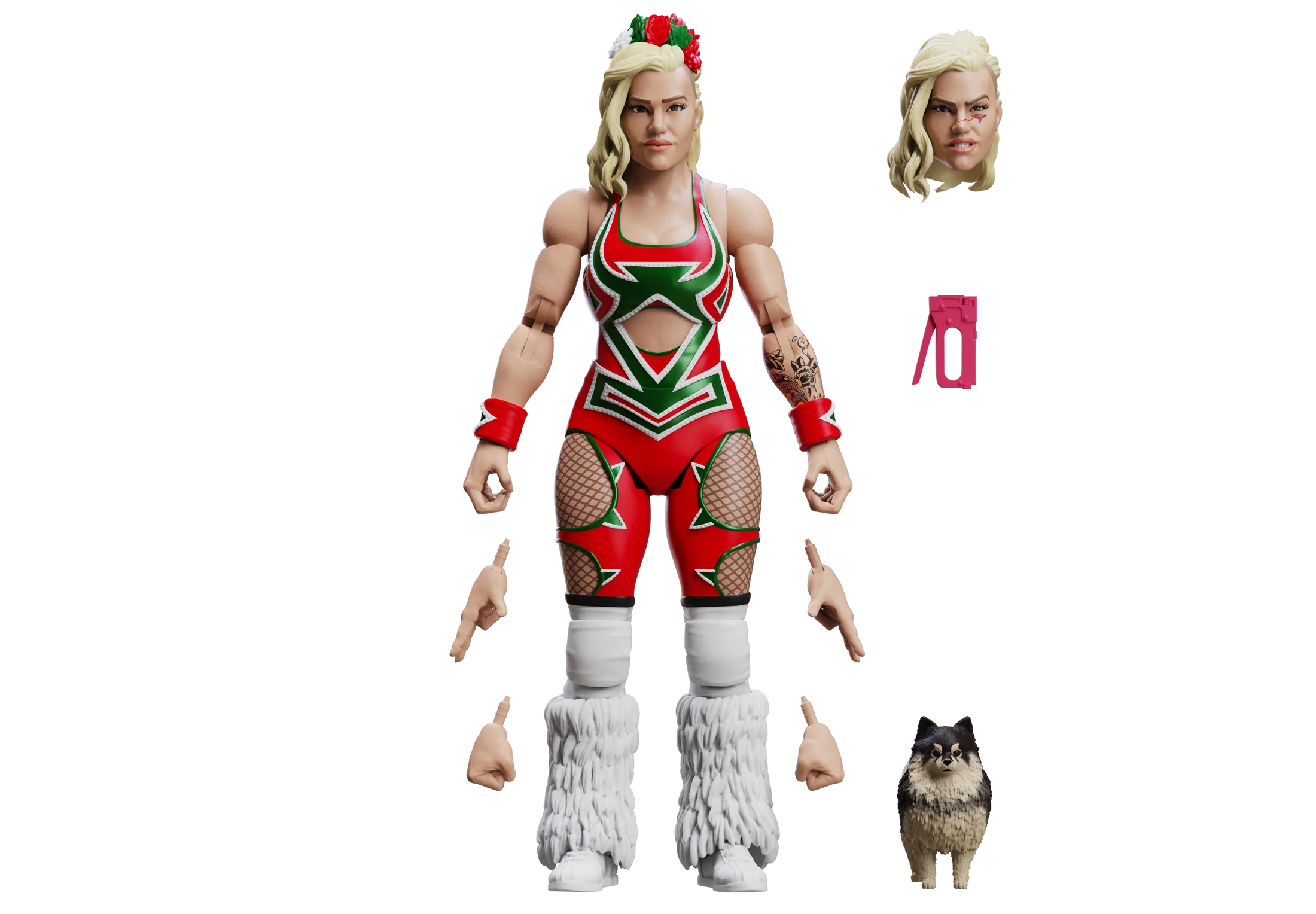 Taya Valkyrie with Prince Presley Legends of Lucha Libre Premium 1:12 Scale 6" Action Figure