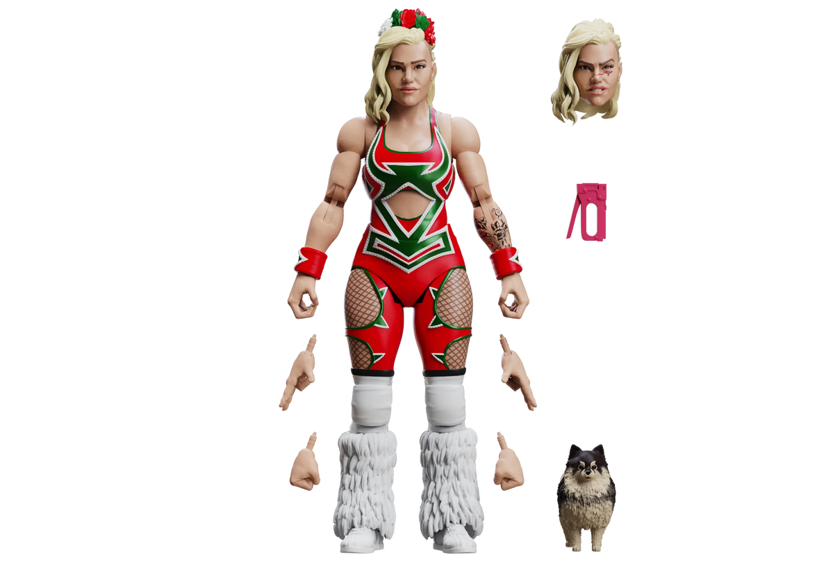 Taya Valkyrie with Prince Presley Legends of Lucha Libre Premium 1:12 Scale 6" Action Figure