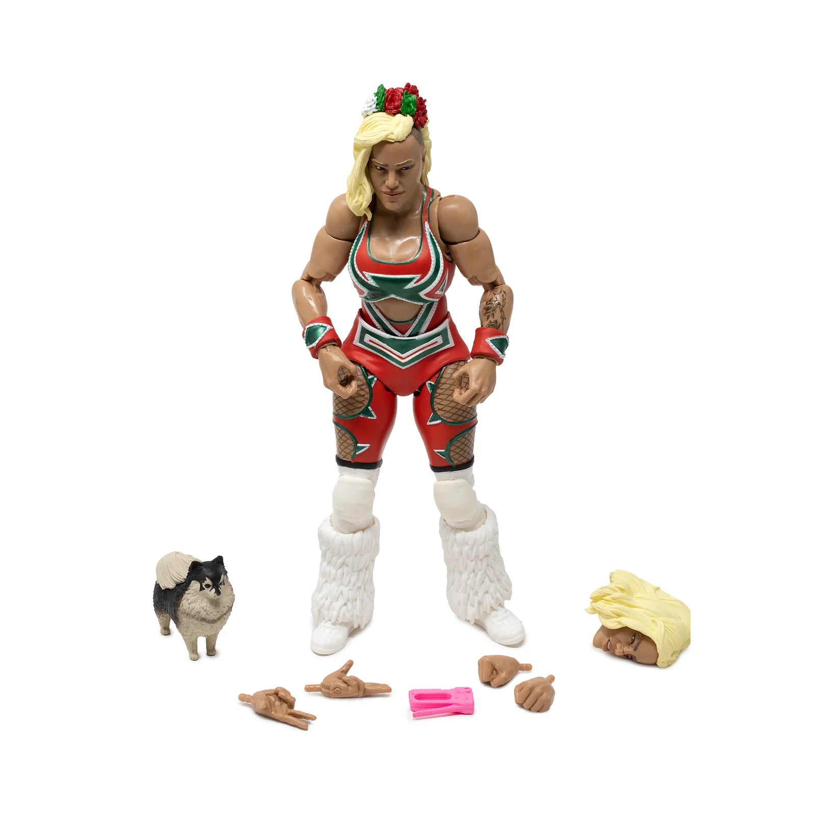 Taya Valkyrie with Prince Presley Legends of Lucha Libre Premium 1:12 Scale 6" Action Figure