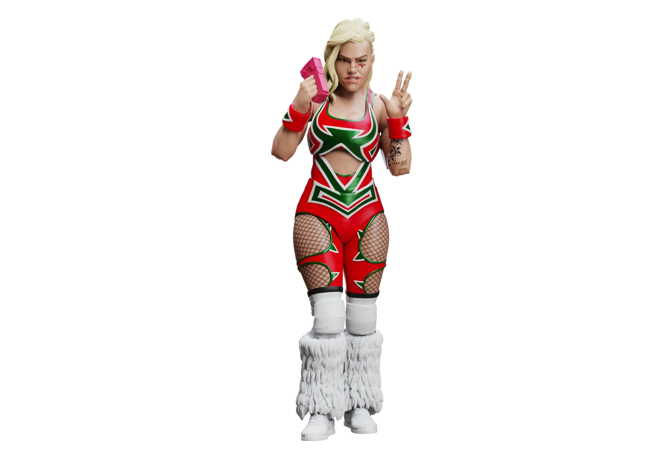 Taya Valkyrie with Prince Presley Legends of Lucha Libre Premium 1:12 Scale 6" Action Figure