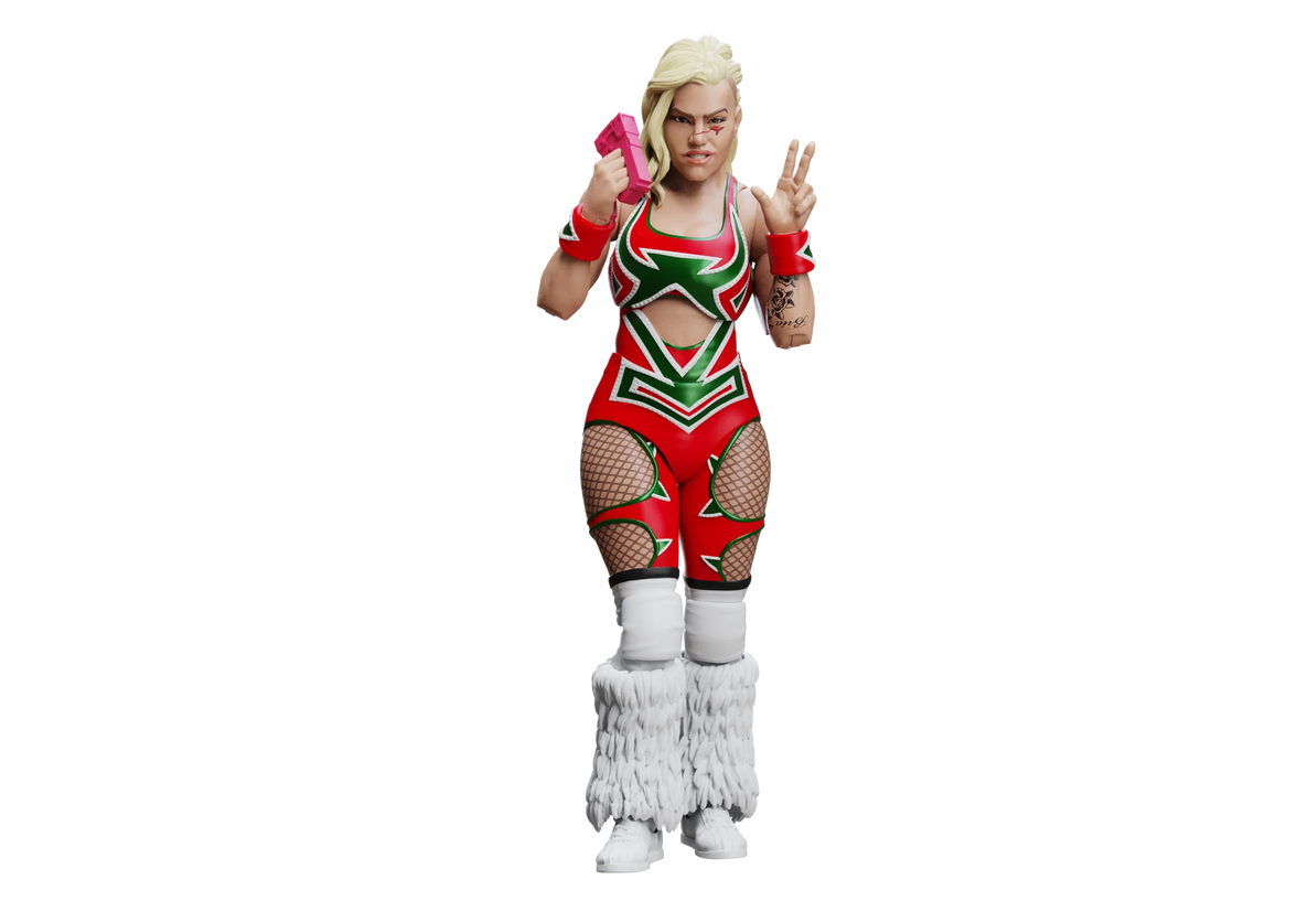 Taya Valkyrie with Prince Presley Legends of Lucha Libre Premium 1:12 Scale 6" Action Figure