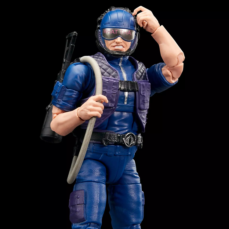 G.I. Joe Classified Series Retro Cardback Cobra Tele-Viper 6-inch action figure with headset and communication gear