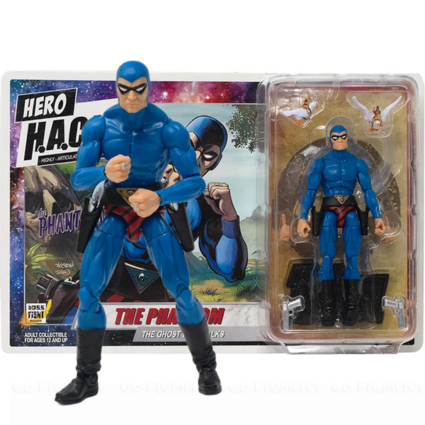 The Phantom Hero H.A.C.K.S. 21st Phantom Series Action Figure - Blue Costume Edition by Boss Fight Studio Llc collectible toy
