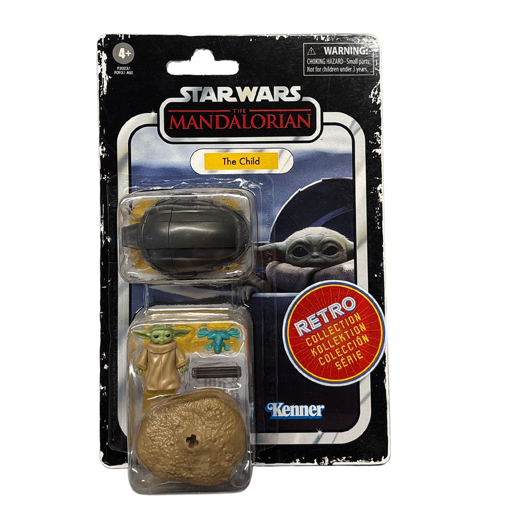 The Child Star Wars Retro Collection Action Figure in case MANDO by Kenner sealed in packaging