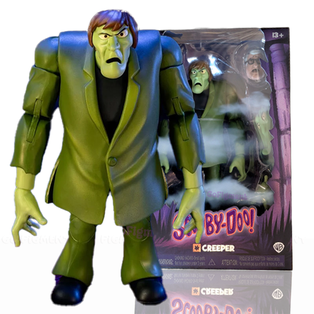 Scooby-Doo! Wave 1 Creeper 1:12 Scale Action Figure by Jada Toys with green suit and menacing expression