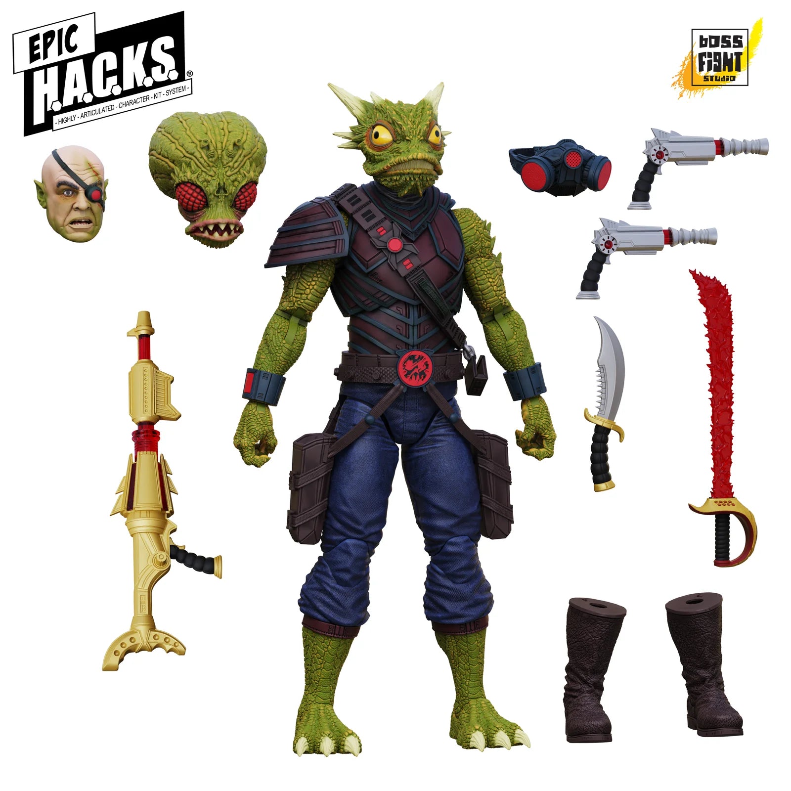 The Dark Hand: Space Pirate Clan Epic H.A.C.K.S. Core 1:12 Scale Action Figure - Boss Fight Studio