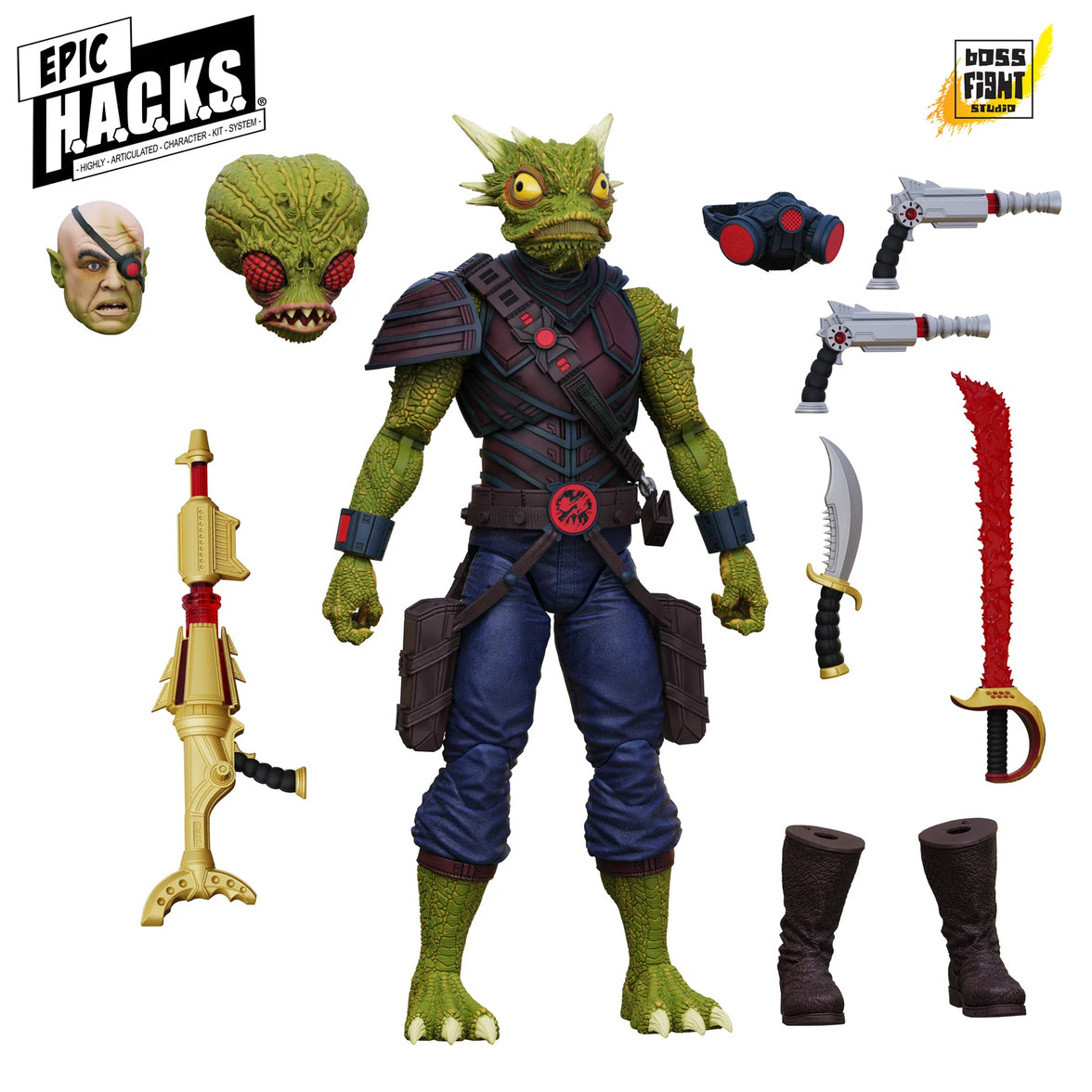 The Dark Hand: Space Pirate Clan Epic H.A.C.K.S. Core 1:12 Scale Action Figure - Boss Fight Studio