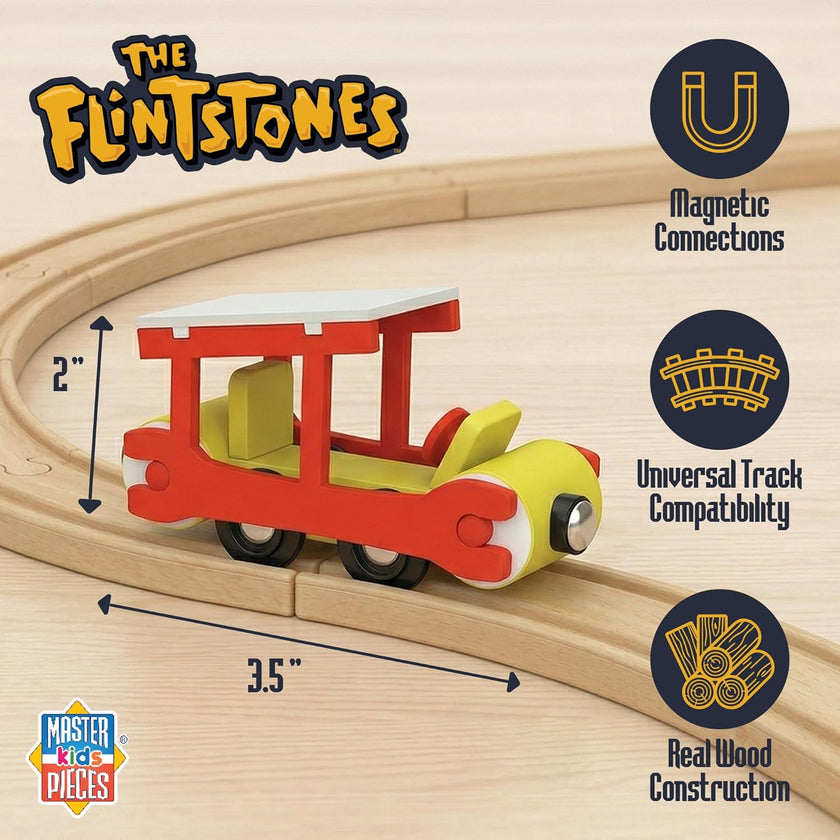 Flintstones Cave Mobile Wooden Train Engine - Classic Bedrock Adventur