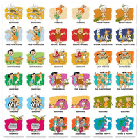 The Flintstones Memory-Matching 36 Card Family of Bedrock game by Master Pieces with colorful character pairs