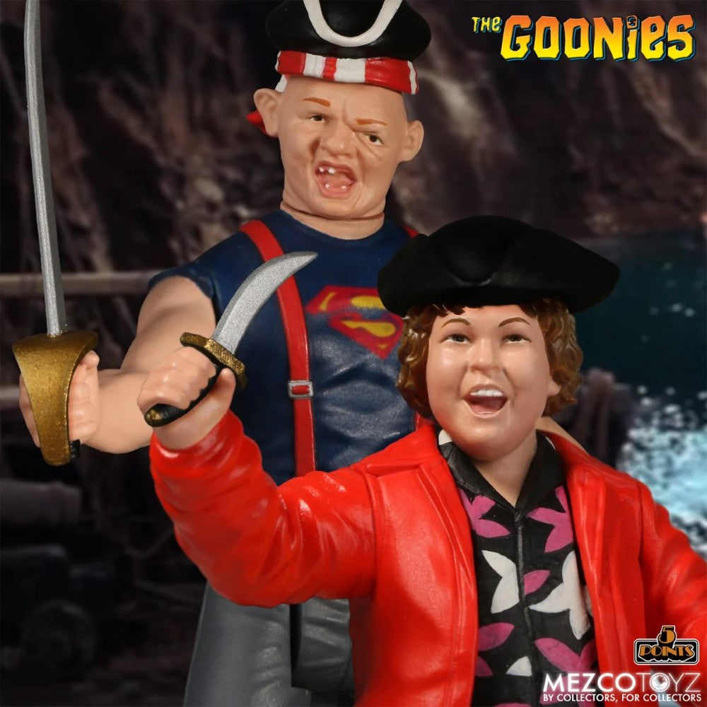 CHUNK (Lawrence "Chunk" Cohen) from The Goonies 1:18 Scale 3.75" 5 Points Retro Action Figure by Mezco