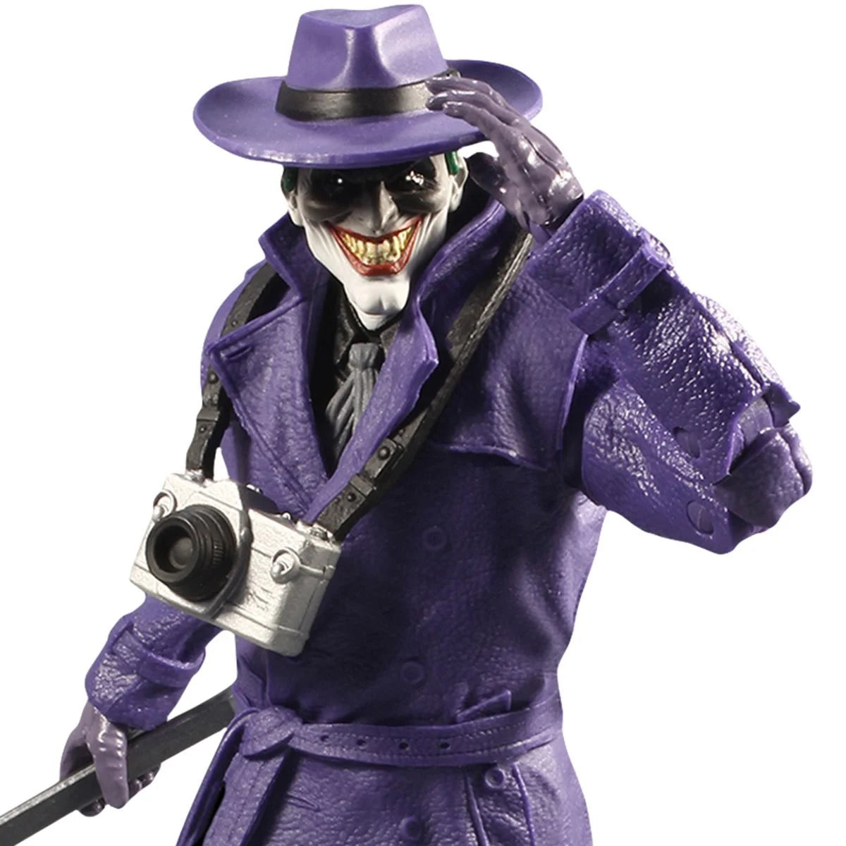 The Joker Comedian 7" McFarlane Action Figure Batman Three Jokers Killing Joke in purple coat and hat by McFarlane Toys