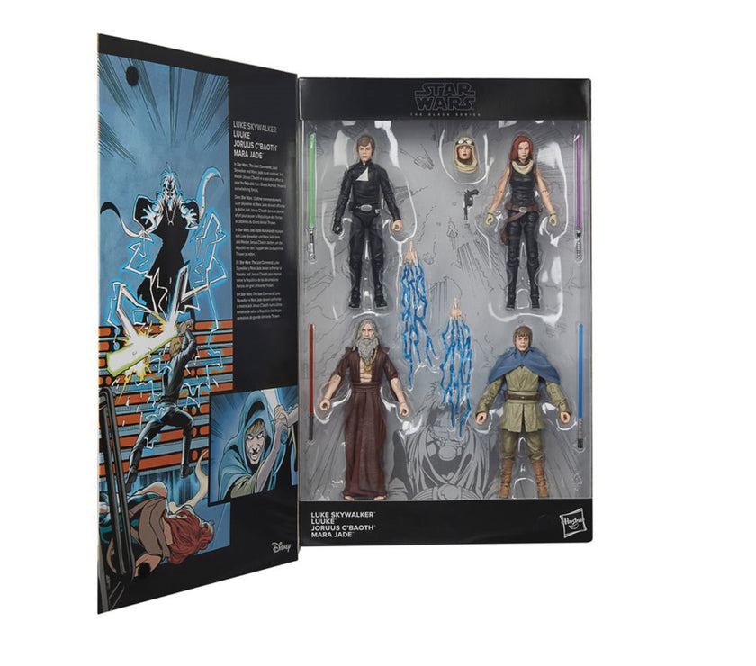 Hasbro Star Wars Black Series 1/12 scale action figures The Last Command 4-Pack with Luke Skywalker and Mara Jade