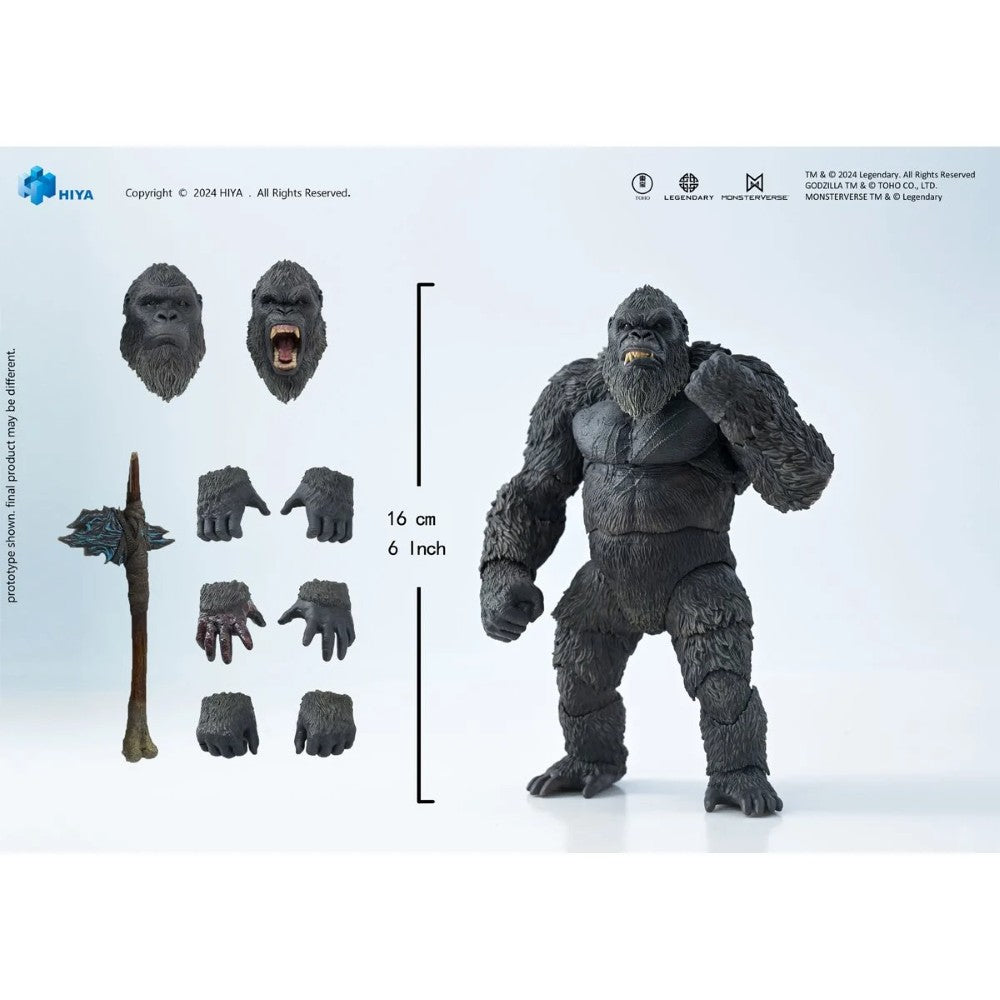 Kong Godzilla v. Kong The New Empire Hiya Toys Exquisite Basic Action Figure Scale 6-Inch Action Figure