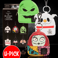 The Nightmare Before Christmas Loungefly Mini-Backpack Mystery Box Bag Charm Key Chain U-Pick
