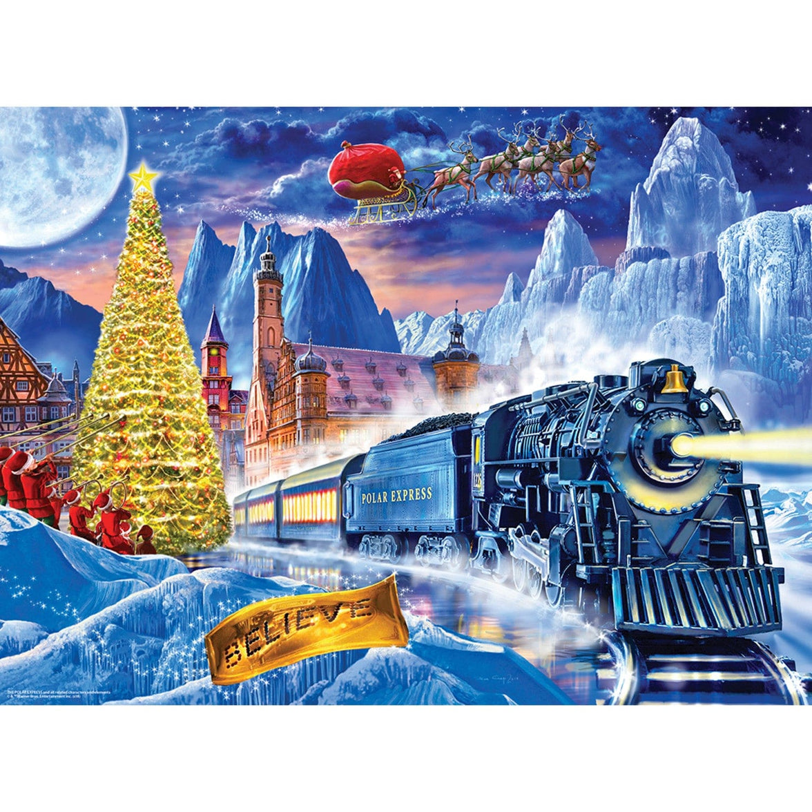 The Polar Express 100 Piece Christmas Jigsaw Puzzle Master Pieces