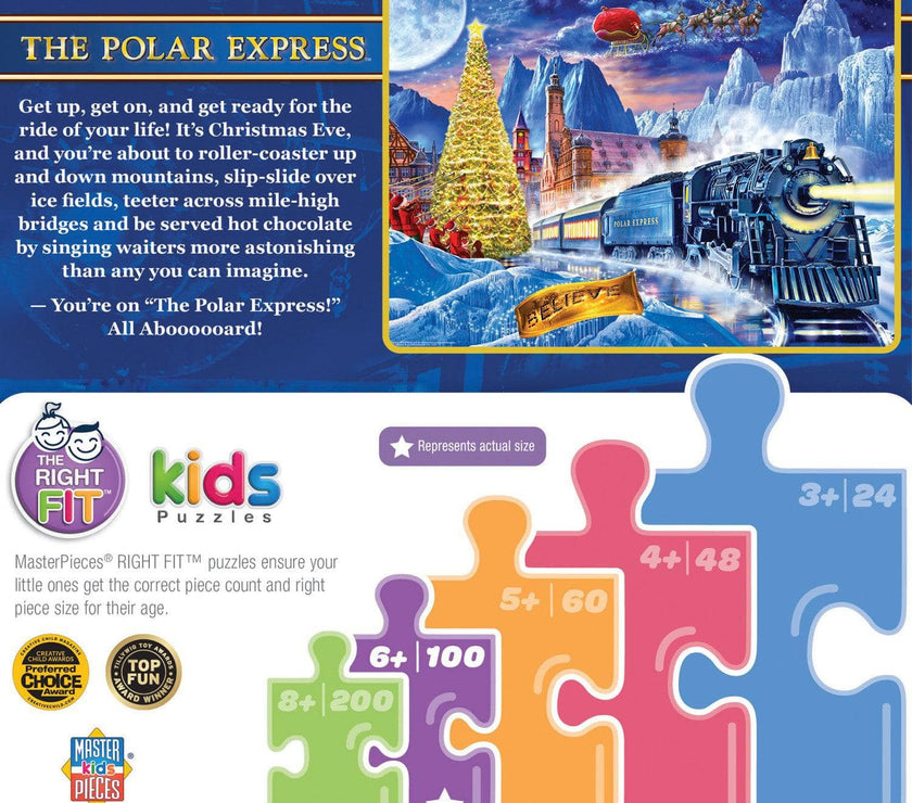 The Polar Express 100 Piece Christmas Jigsaw Puzzle Master Pieces