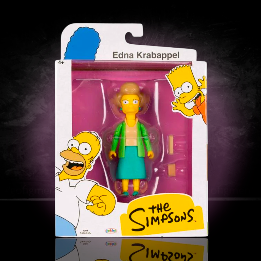 The Simpsons Edna Krabappel 5-Inch Scale Action Figure